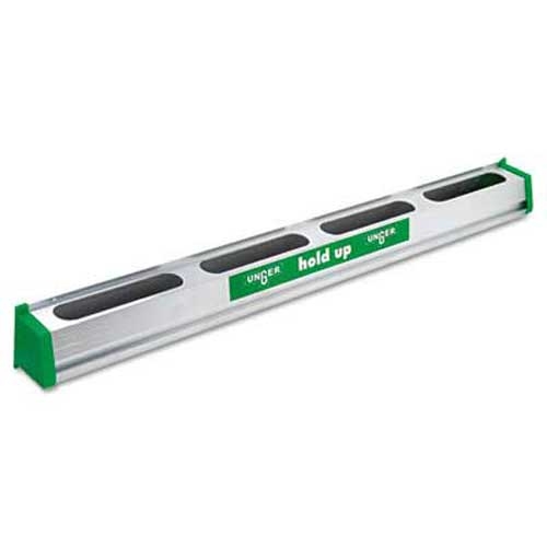 Unger Hold Up Aluminum Tool Rack, 36 inch, Aluminum/Green