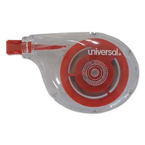 Universal Correction Tape, Sidewinder, Non-Refillable, 1/4 inch x 394 inch, 10/Pack
