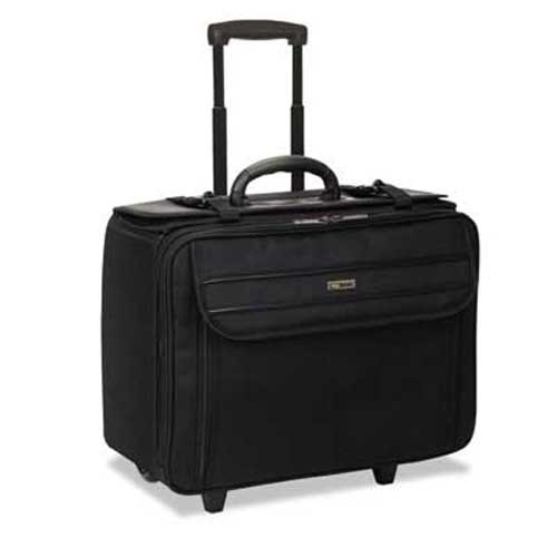 SOLO Classic Rolling Catalog Case, 17.3 inch, 17 1/2 x 8 x 14, Black