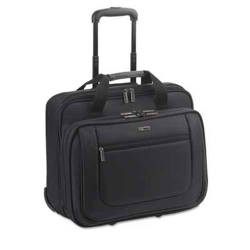 SOLO Classic Rolling Case, 17 inch, 17 1/2 x 9 x 14, Black