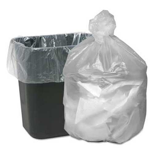 Good n Tuff High Density Waste Can Liners, 7-10gal, 5mic, 24 x 23, Natural, 1000/Carton
