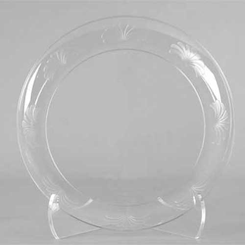 WNA Designerware Plates, Plastic, 6 inch, Clear, 180/Carton