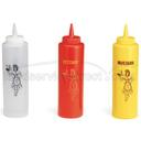 Tablecraft Nostalgia Mustard Squeeze Dispenser, 12 Ounce Capacity -- 12 per case