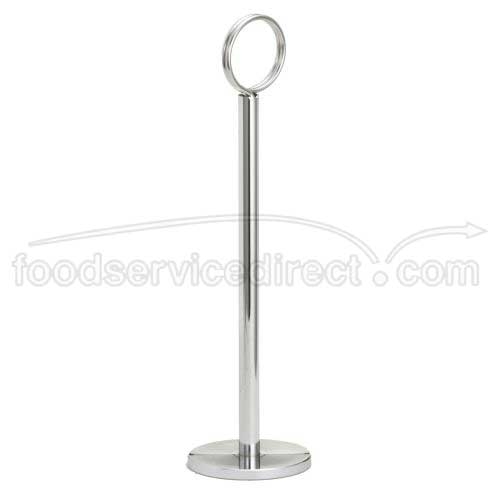 Tablecraft Chrome Plated Card Holder, 2.175 x 2.175 x 8.125 inch