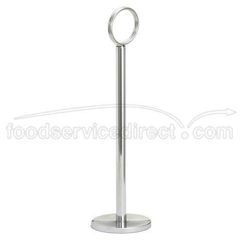 Tablecraft Chrome Plated Card Holder, 2.175 X 2.175 X 8.125 Inch