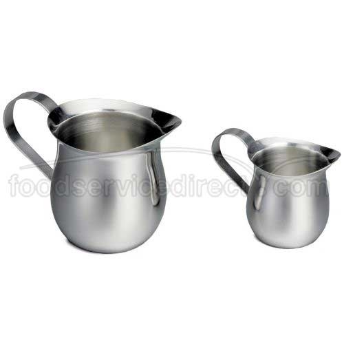 Tablecraft Stainless Steel Mirror Finish Bell Creamer, 3 Ounce Capacity