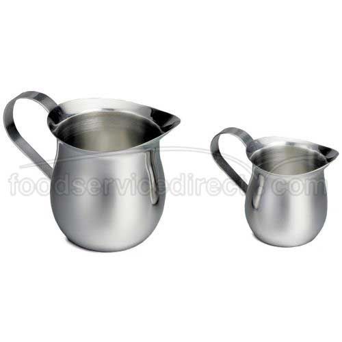 Tablecraft Stainless Steel Mirror Finish Bell Creamer, 3 Ounce Capacity