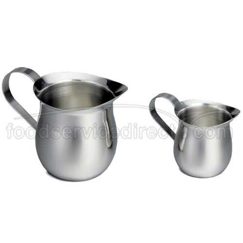 Tablecraft Stainless Steel Mirror Finish Bell Creamer, 5 Ounce Capacity