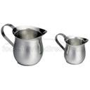 Tablecraft Stainless Steel Mirror Finish Bell Creamer, 12 Ounce Capacity