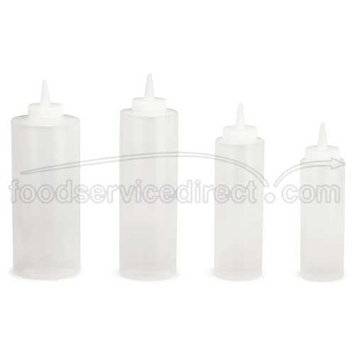 Tablecraft Natural Squeeze Dispenser, 32 Ounce Capacity -- 12 per case
