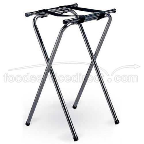 Tablecraft Black Metal Double Bar Tray Stand, 31 Inch