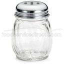 Tablecraft Swirl Glass Cheese Shaker, 6 Ounce Capacity -- 36 per case