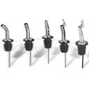 Tablecraft Nickel Plated Metal Free Flow Jet Bar Pourer, 1.1875 x 1.1875 x 4.625 inch -- 12 per case