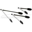 Tablecraft Stainless Steel Heavyweight Silicone Tip Locking Tong, 12 inch