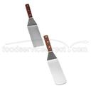 Tablecraft Stainless Steel Spatula with Wood Handle, 14 1/2 inch -- 12 per case