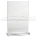 Tablecraft Acrylic Two Sided Table Tent, 5 x 7 inch -- 24 per case