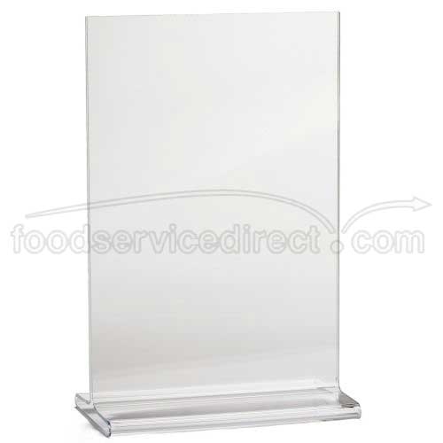 Tablecraft Acrylic Two Sided Table Tent, 5 x 7 inch -- 24 per case