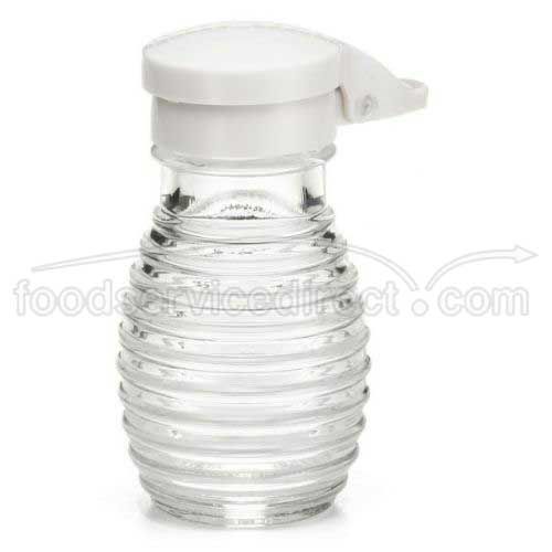Tablecraft Beehive Collection Glass Salt Shaker With Moisture Proof Top, 2 Ounce Capacity -- 24 Per Case