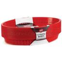 Tablecraft 12.75 inch Plastic Texas Oval Black Platter Basket, 12 count -- 3 per case