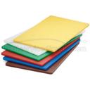 Tablecraft Yellow Polyethylene Rectangular Cutting Board, 24 x 18 x 0.5 inch