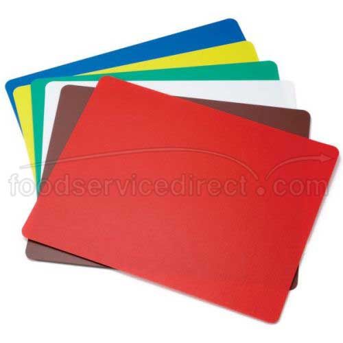 Tablecraft Polyethylene 18 X 24 Inch White Flexible Cutting Mat, 6 Count