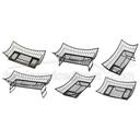 Tablecraft Grand Master Transformer Collection Black Powder Coated Steel Rectangular Buffet Service Basket, 21 x 13 x 5.5 inch