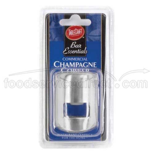 Tablecraft 18-0 Stainless Steel Champagne Sealer, 1.5 X 1.5 X 2.25 Inch -- 6 Per Case