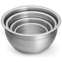 Tablecraft Stainless Steel 0.8 mm Premium Mixing Bowl, 8 Quart Capacity