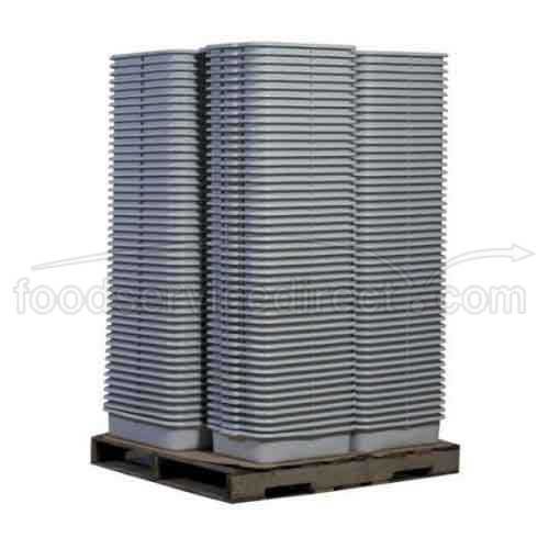 Tablecraft High Density Polyethylene White Palletized Tote Box, 7 Inch -- 240 Per Case