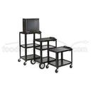Luxor Duraweld Fixed Height Open Shelf Table, 24 x 18 x 26 inch.