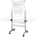 Luxor Double Sided Magnetic White Board Easels, 24 x 36 x 1 inch