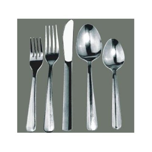 Winco Windsor 18/0 Stainless Steel Medium Weight Teaspoon, 6 x 1.3 inch -- 12 per case.