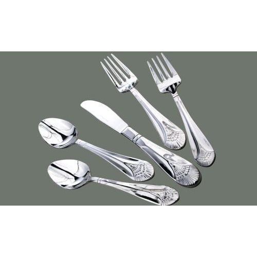 Winco Peacock 18/8 Stainless Steel Extra Heavy Weight Teaspoon, 6 1/2 inch -- 12 per case.