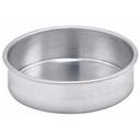 Winco ACP Series Aluminum Layer Cake Pan, 6 x 2 inch -- 6 per case.