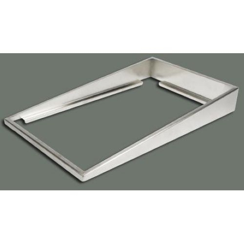 Winco Stainless Steel Angled Display Adaptor for Steam Table.