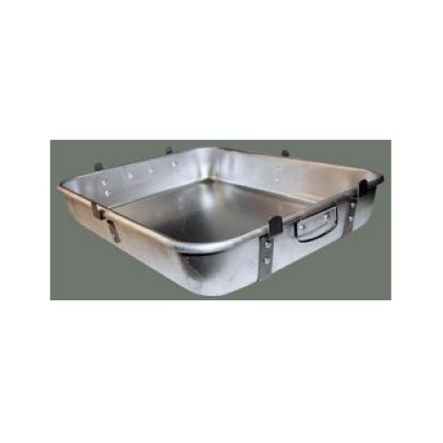 Winco Aluminum Heavy Duty Double Roaster Pan with Strap and Leg, 18 x 24 x 4 1/2 inch.