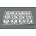Winco Aluminum 12 Compartment Muffin Pan, 14 x 11 inch.