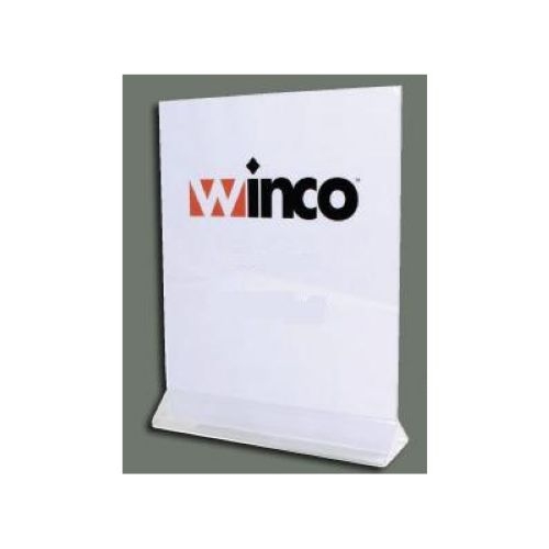 Winco Acrylic Table Card Holder, 8 x 11 inch.