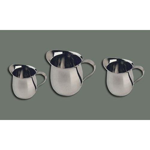 Winco Stainless Steel Bell Creamer, 10 Ounce.