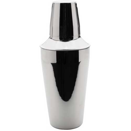 Winco Stainless Steel Style B 3 Piece Set Bar Shaker -- 12 per case.