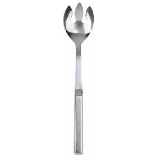 Winco Deluxe Stainless Steel Notched Spoon, 11 3/4 inch.