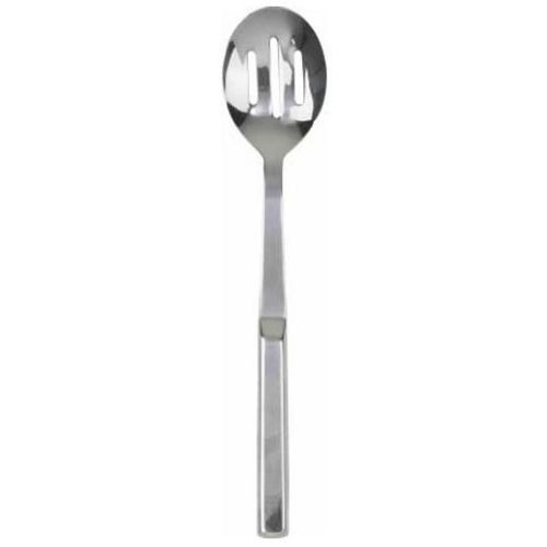 Winco Deluxe Stainless Steel Slotted Spoon, 11 3/4 inch.