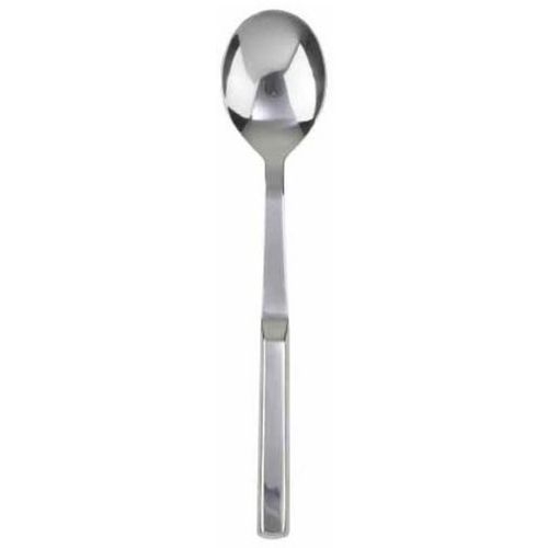 Winco Deluxe Stainless Steel Solid Spoon, 11 3/4 inch.