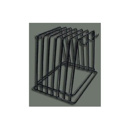 Winco Vinyl Coated 6 Slots Cutting Board Rack, 12 X 9 X 10.25 Inch