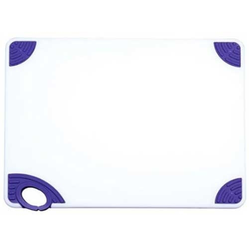 Winco StatikBoard Purple Cutting Board with Hook, 12 x 18 x 1/2 inch -- 6 per case.