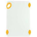 Winco StatikBoard Yellow Cutting Board with Hook, 12 x 18 x 1/2 inch -- 6 per case.