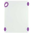 Winco StatikBoard Purple Cutting Board with Hook, 15 x 20 x 1/2 inch -- 6 per case.
