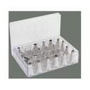 Winco 18/8 Stainless Steel 24 Piece Decorating Tube Set, 6.5 inch Length -- 1 set.