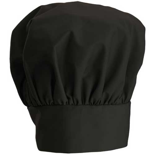 Winco Black Velcro Closure Chef Hat, 13 inch -- 24 per case.