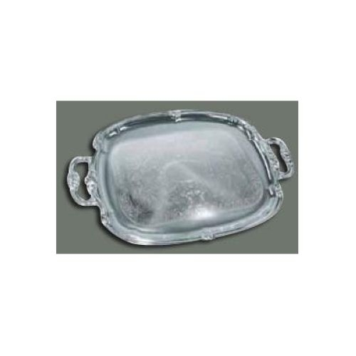 Winco Chrome Plated Oblong Serving Tray, 19 1/2 x 12 1/2 inch.